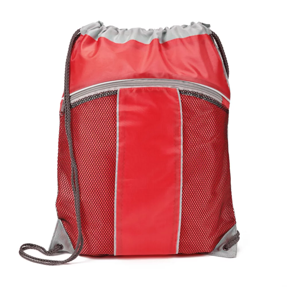 The Leader Drawstring Bag - Red
