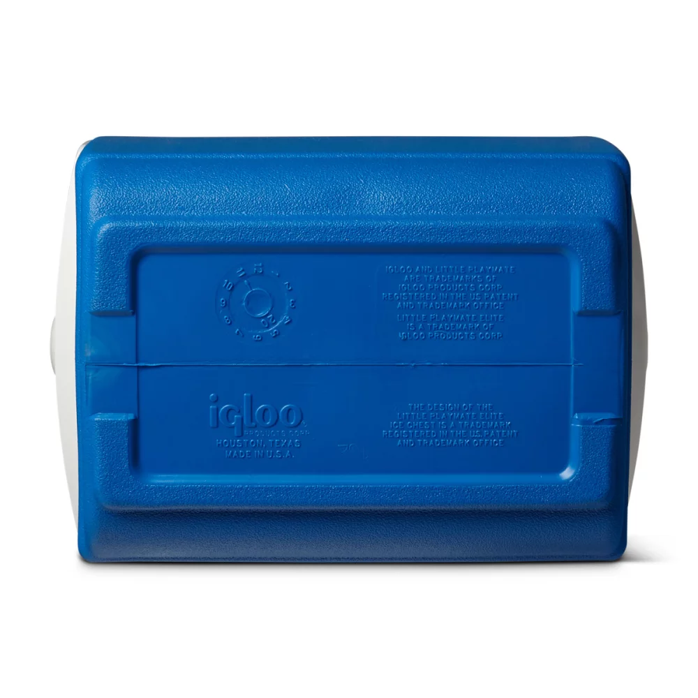 Igloo® Playmate Pal™ 7 Qt Cooler - White-Majestic Blue