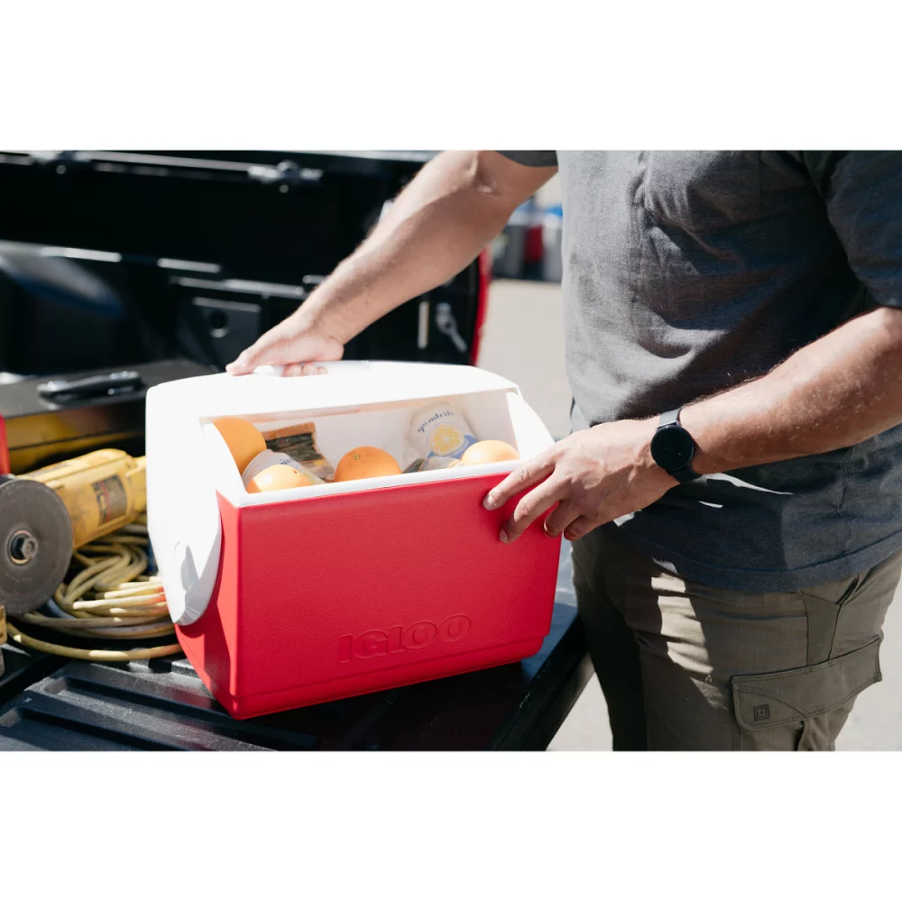 Igloo® Playmate Elite 16 Qt Cooler - Blanc-Rouge Star