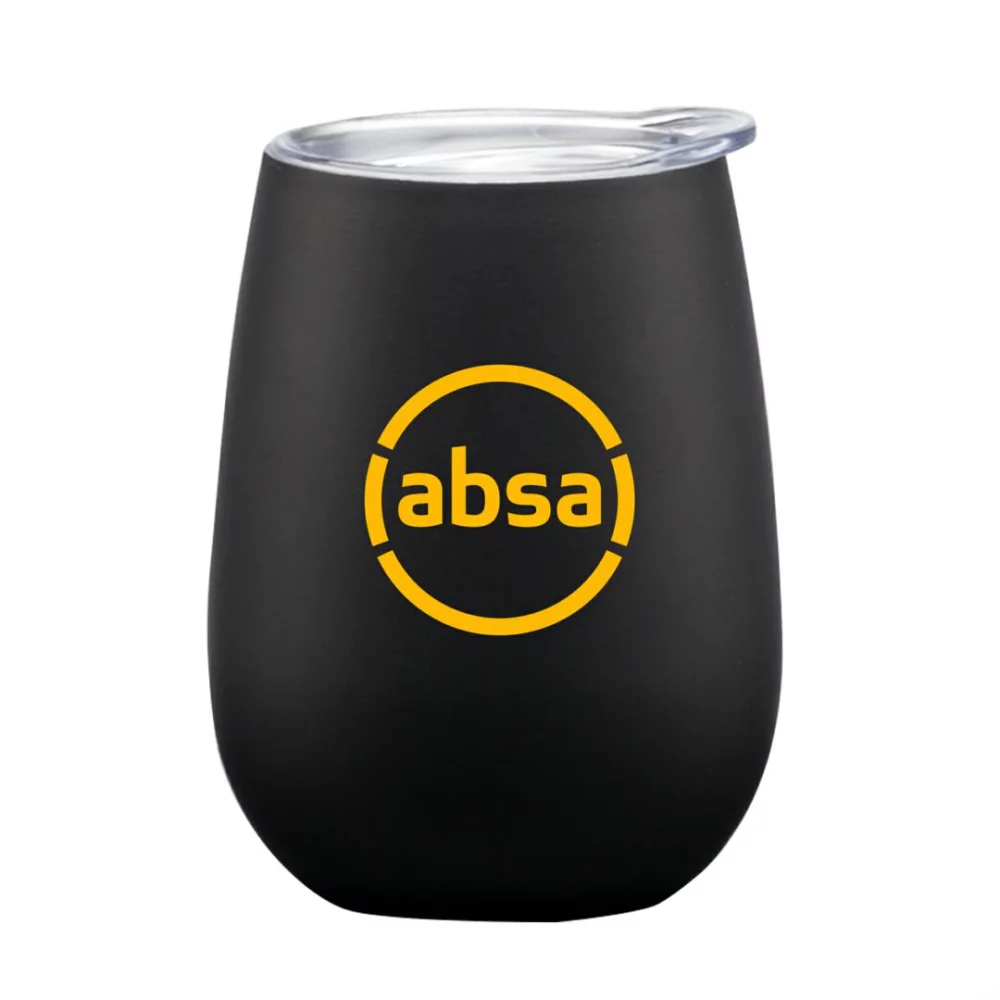 La tasse à double paroi Vivaldi - 10 oz noir mat