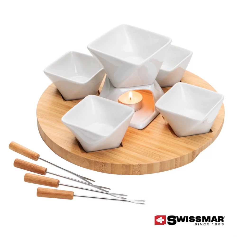 Swissmar® Rubik 12pc Fondue Set - White