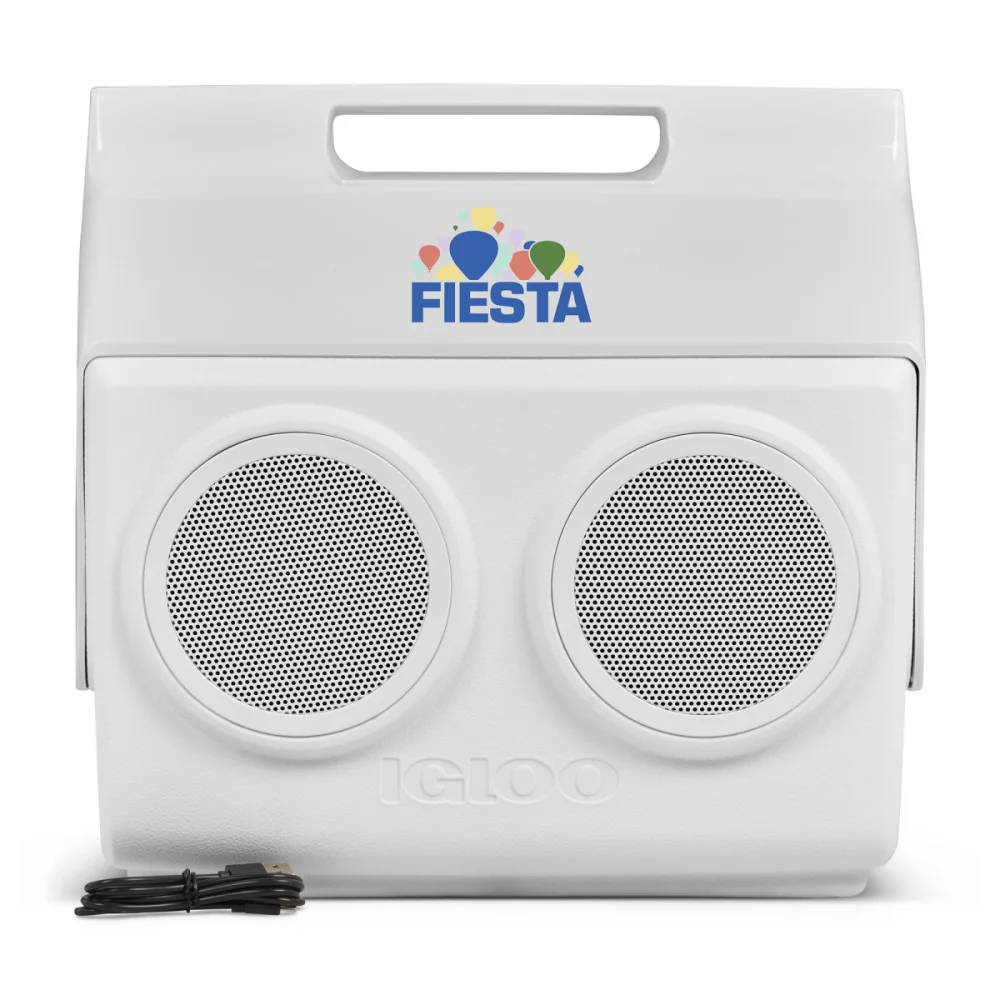 Igloo® Kooltunes® 14 Qt Cooler - Blanc