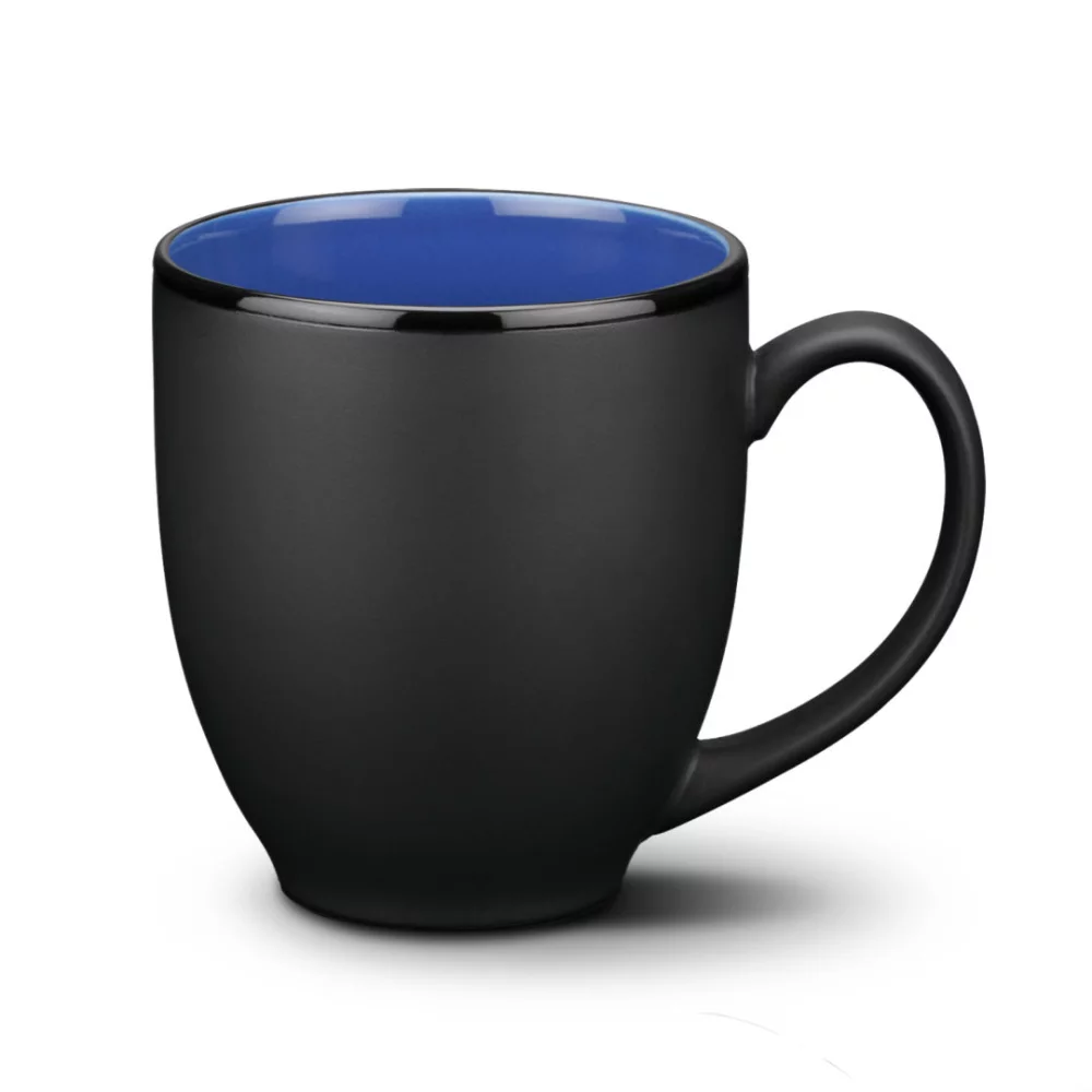 Tasse Dereham - 16 oz Noir/Bleu Océan