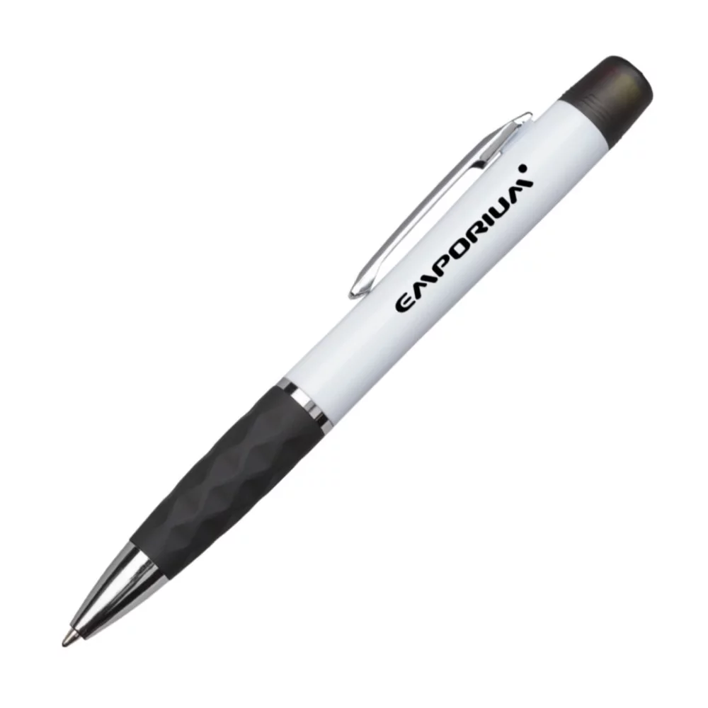 Stylo Franz avec surligneur Tri - Blanc
