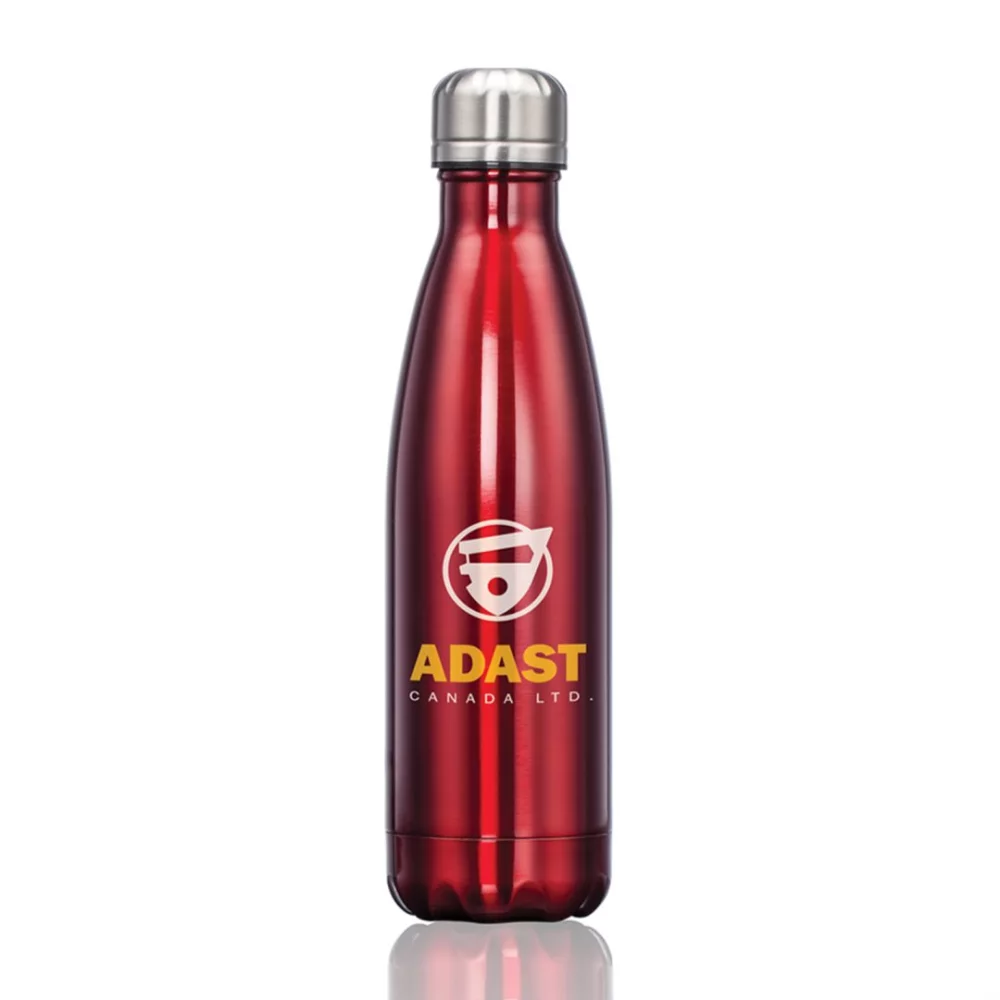The Single Pin Water Bottle - Red