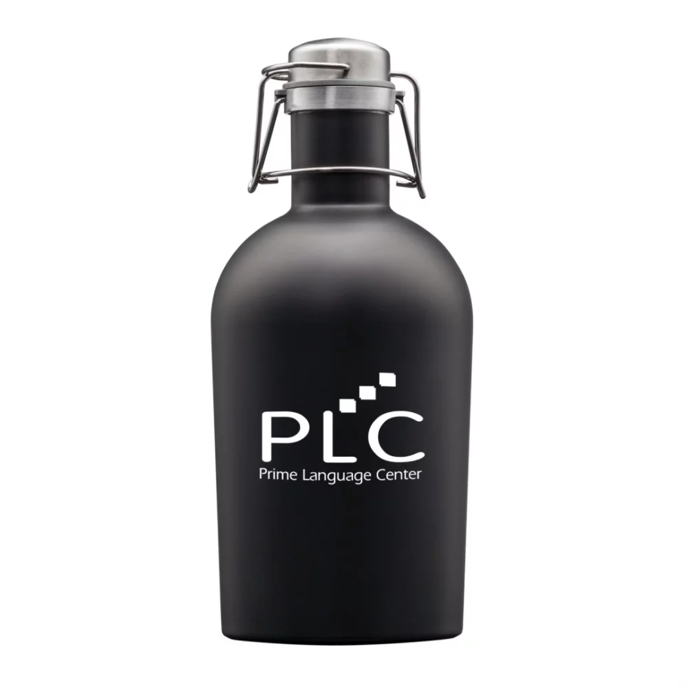 Le Growler Classique de Plymouth - 64 oz Noir