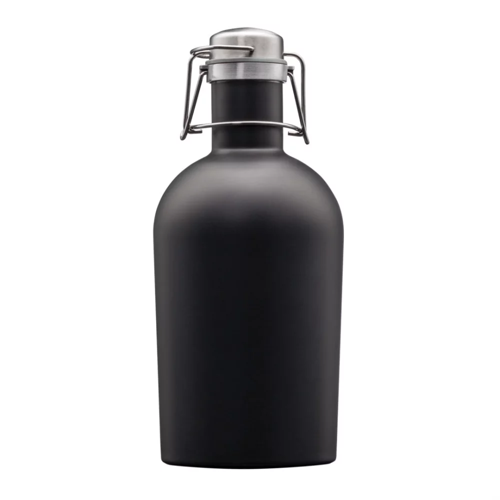 Le Growler Classique de Plymouth - 64 oz Noir