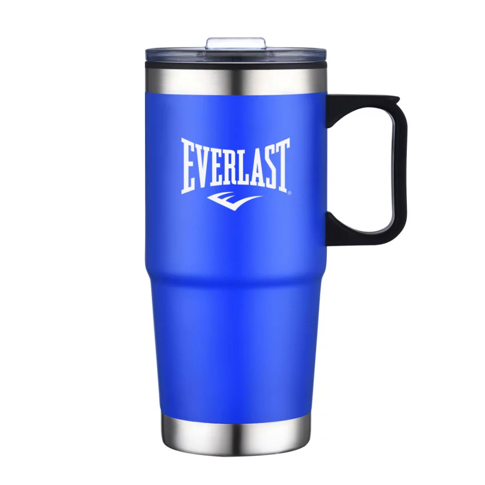 Flora Double Wall Travel Mug 24oz - Blue