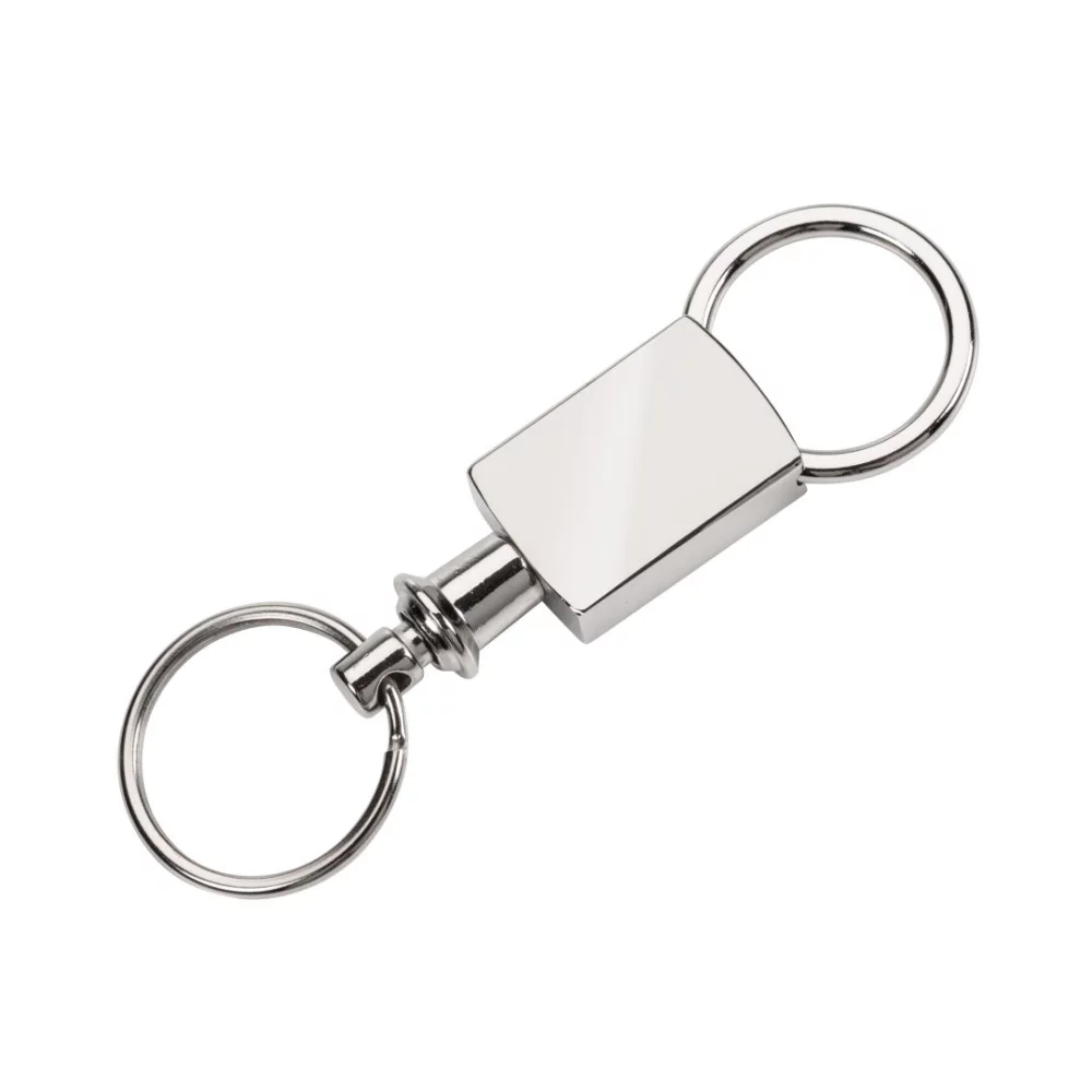 Porte-clés à séparer - Argent satiné