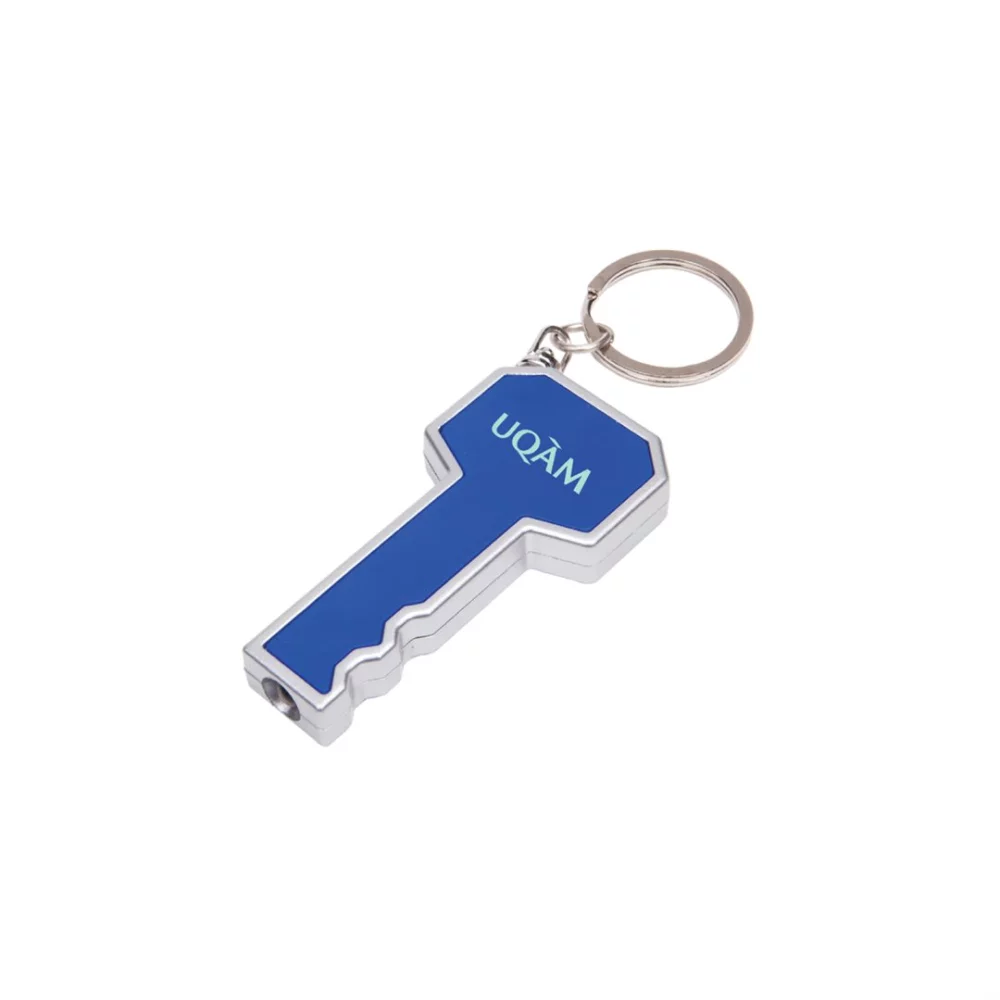 Le porte-clés LED/mini lampe de poche - Bleu