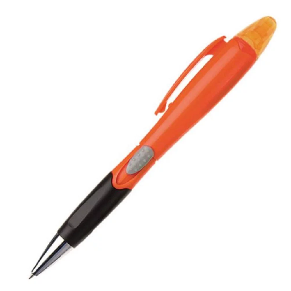 Stylo bille/surligneur Champion - Orange