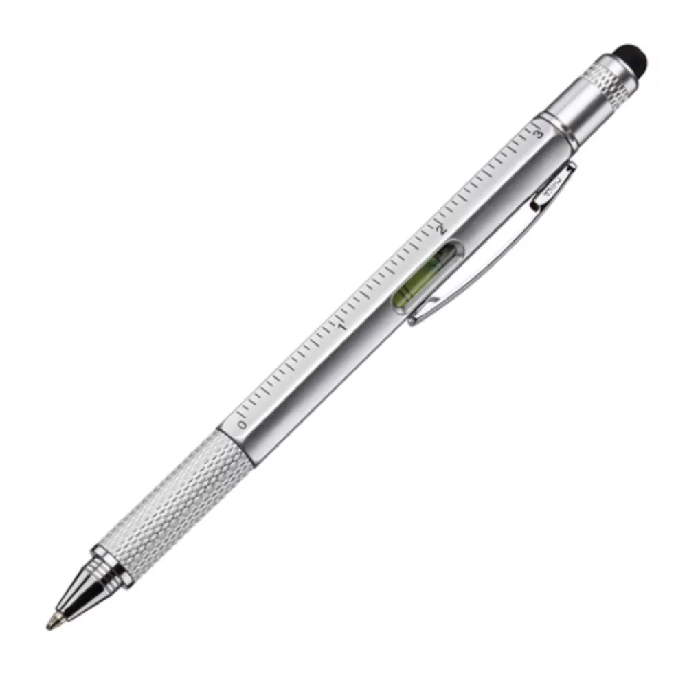Emerson Stylo/Tournevis/Niveau/Règle - Argent