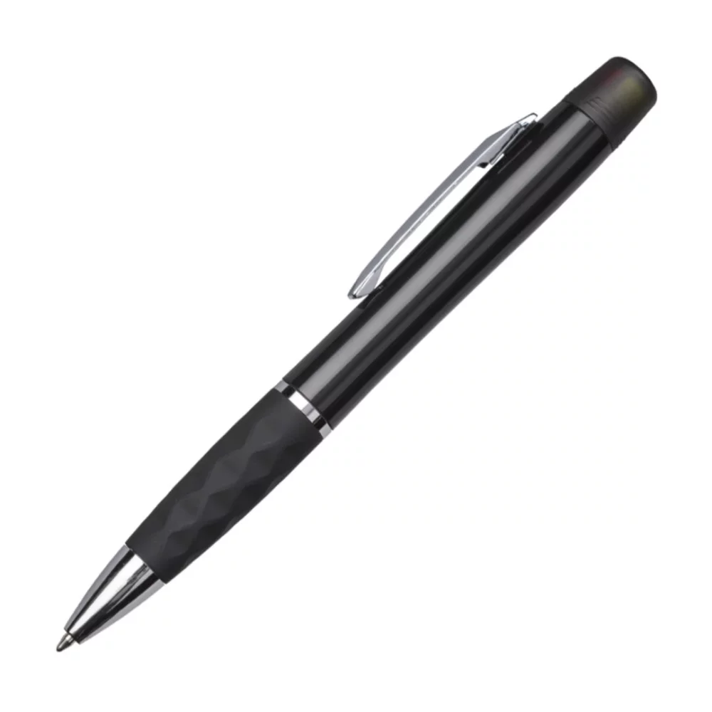 Stylo Franz avec tri surligneur - Noir
