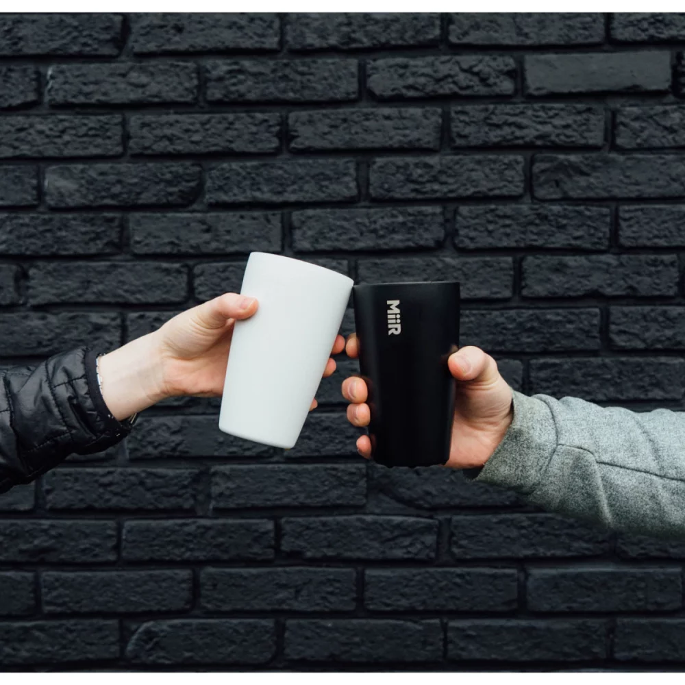 Gobelet isolé sous vide MiiR® - 12 oz - Poudre blanche