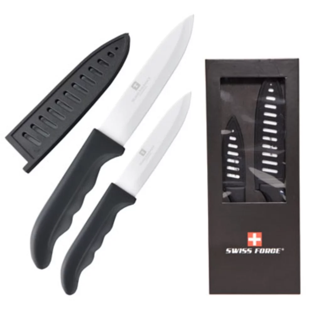 Ensemble de couteaux de précision Swiss Force® 2 pièces - Noir