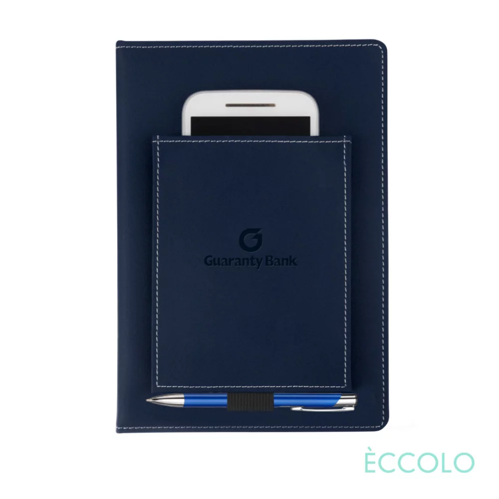 Eccolo® Austin Journal/Clicker Pen - (M) Navy Blue