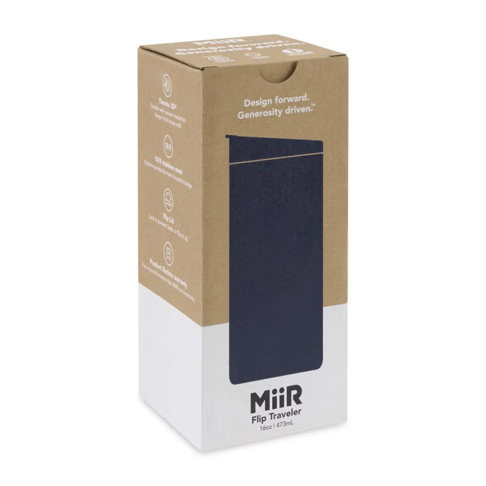 MiiR® Vacuum Insulated Travel Tumbler - 16 Oz. - Tidal Blue