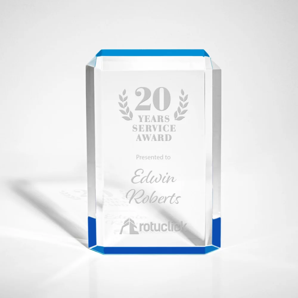 Paragon Award - Acrylic/Blue 7½"