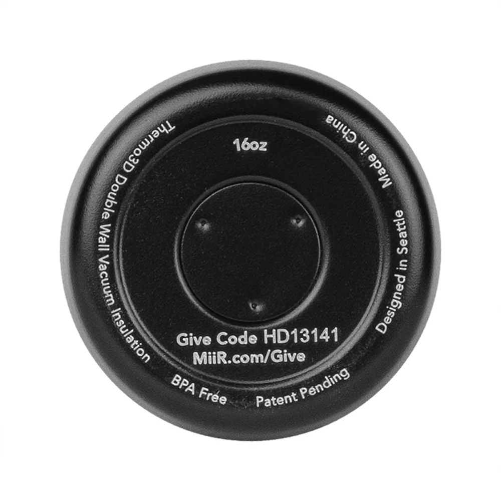 MiiR® Vacuum Insulated Tumbler - 16 Oz. - Black Powder