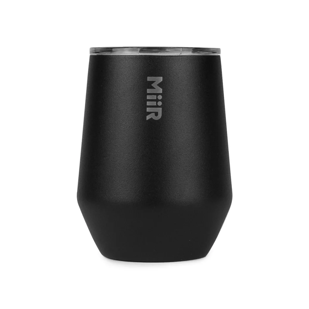 MiiR® Vacuum Insulated Wine Tumbler - 10 Oz. - Black Powder