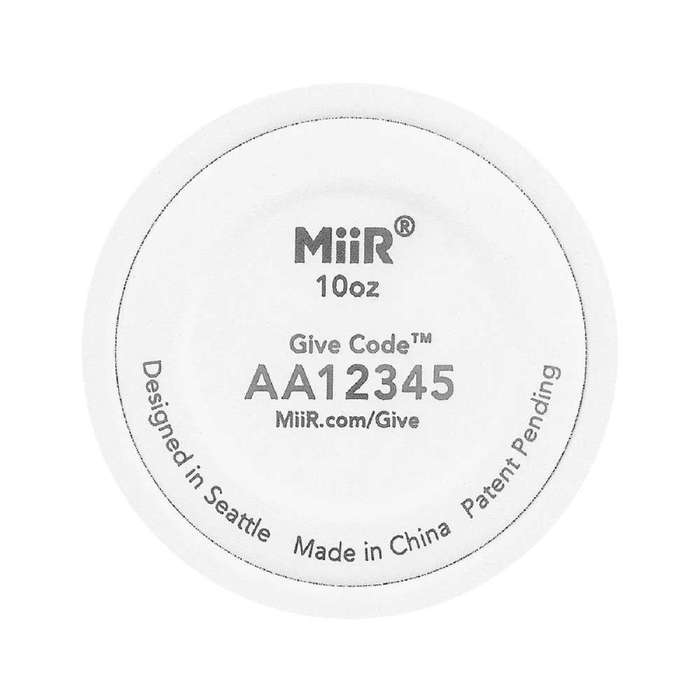 MiiR® Vacuum Insulated Wine Tumbler - 10 Oz. - White Powder