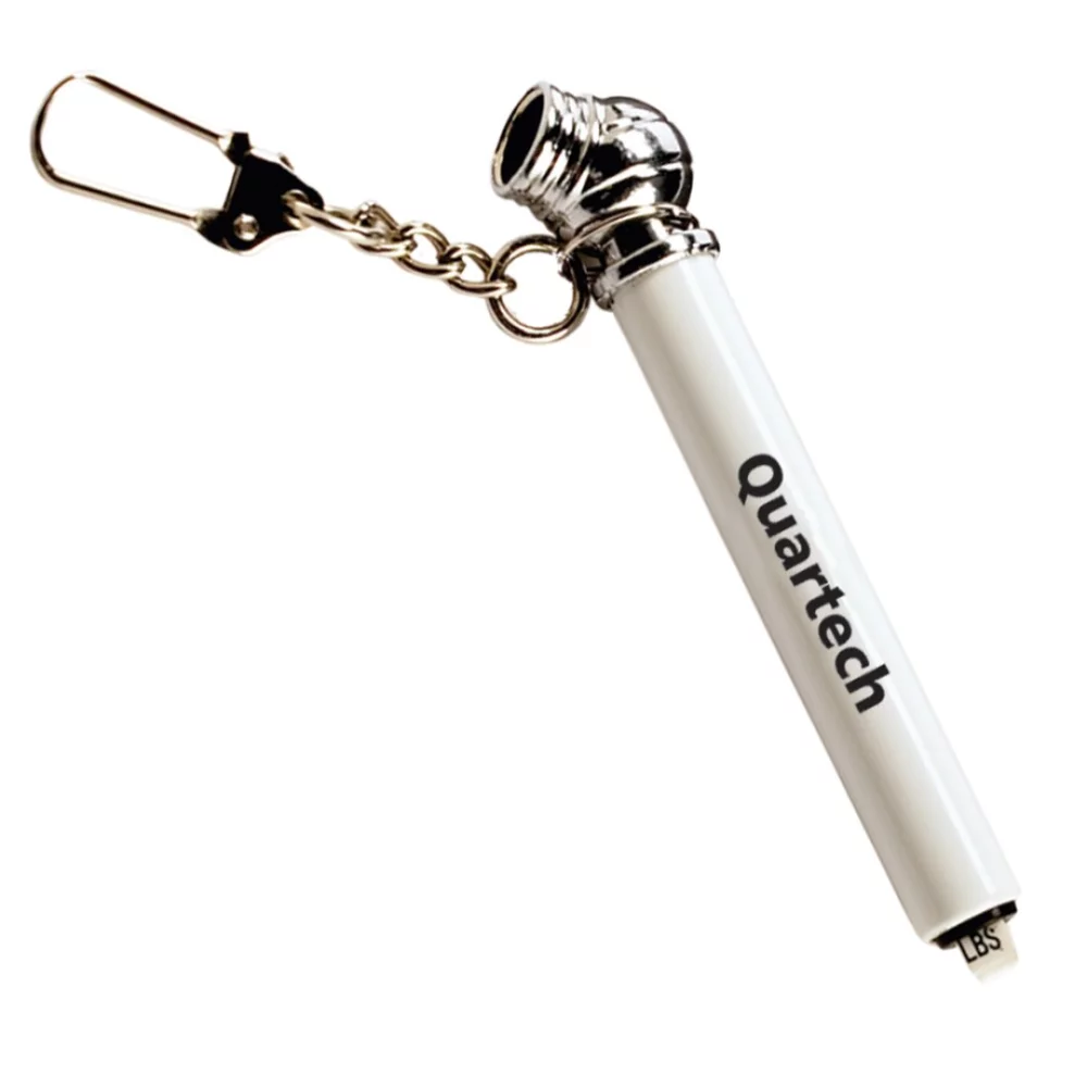 The Nano Tire Guage w/Keychain - White
