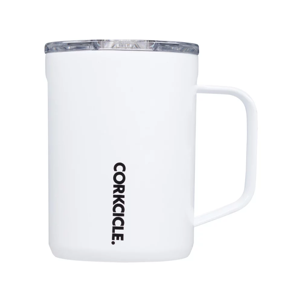 CORKCICLE® Coffee Mug - 16 oz. - Gloss White