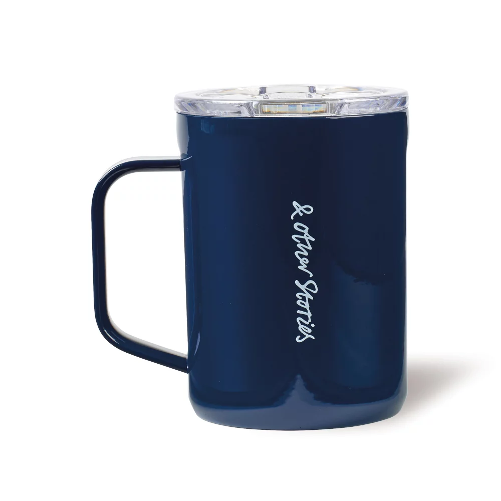 Tasse à café CORKCICLE® - 16 oz. - Bleu marine brillant