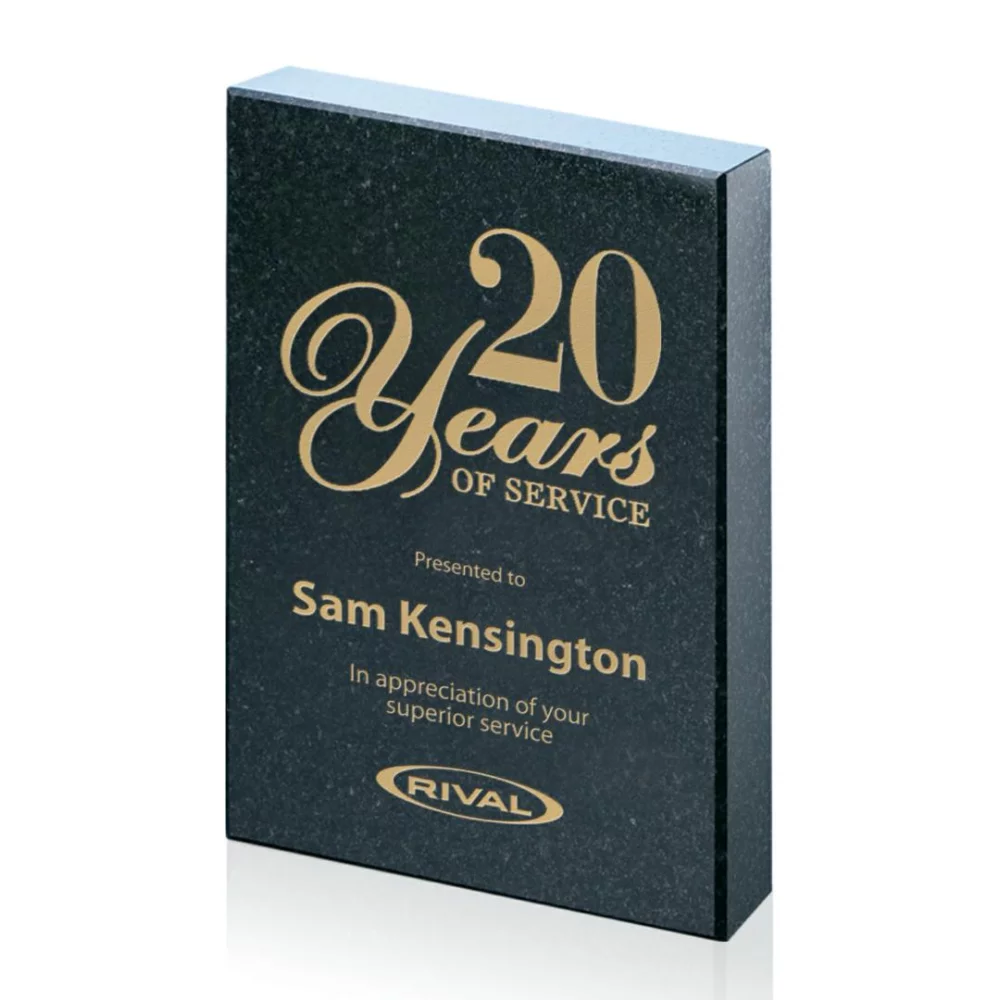 Summerland 20 Years - Granite 3"x4"