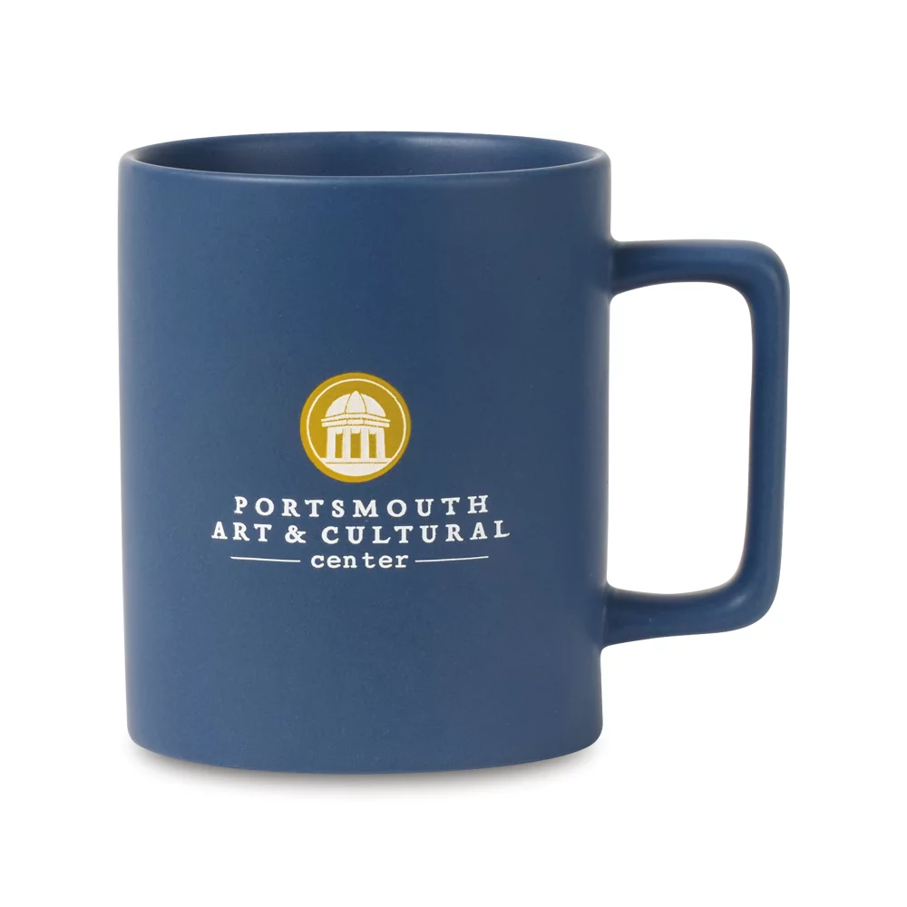 Tasse en céramique Soleil - 12 oz. - Bleu marine mat