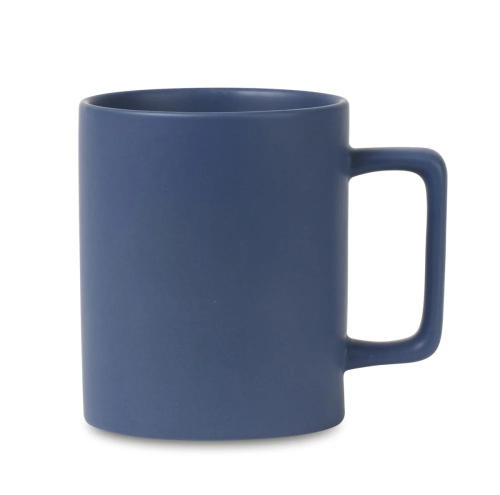 Tasse en céramique Soleil - 12 oz. - Bleu marine mat