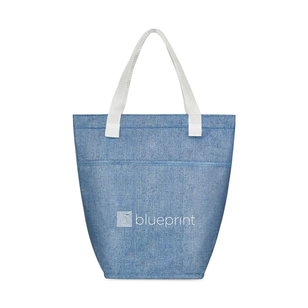 Sami Mini Tote Cooler - Denim Flecks