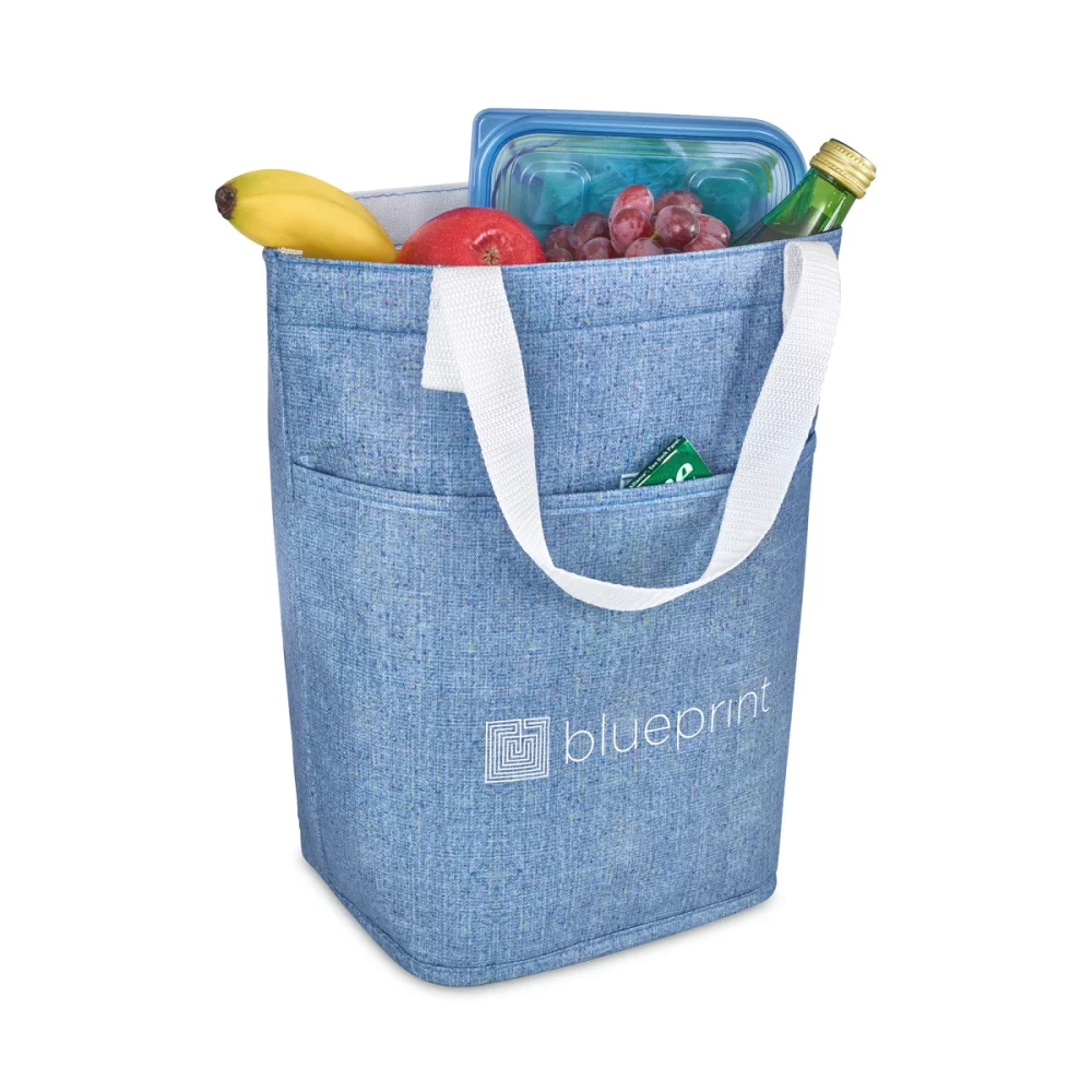 Sami Mini Tote Cooler - Denim Flecks