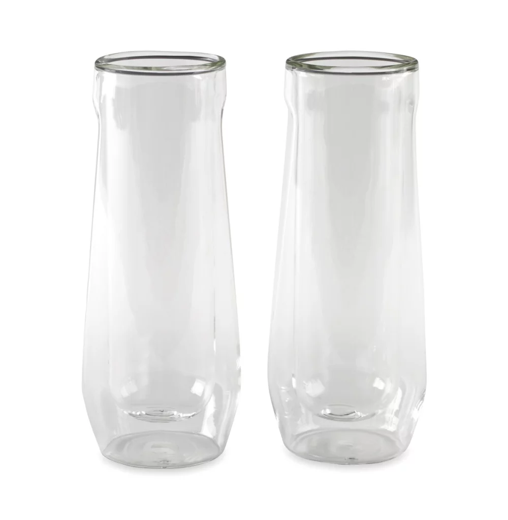 CORKCICLE® Flute Glass Set (2) - Clear