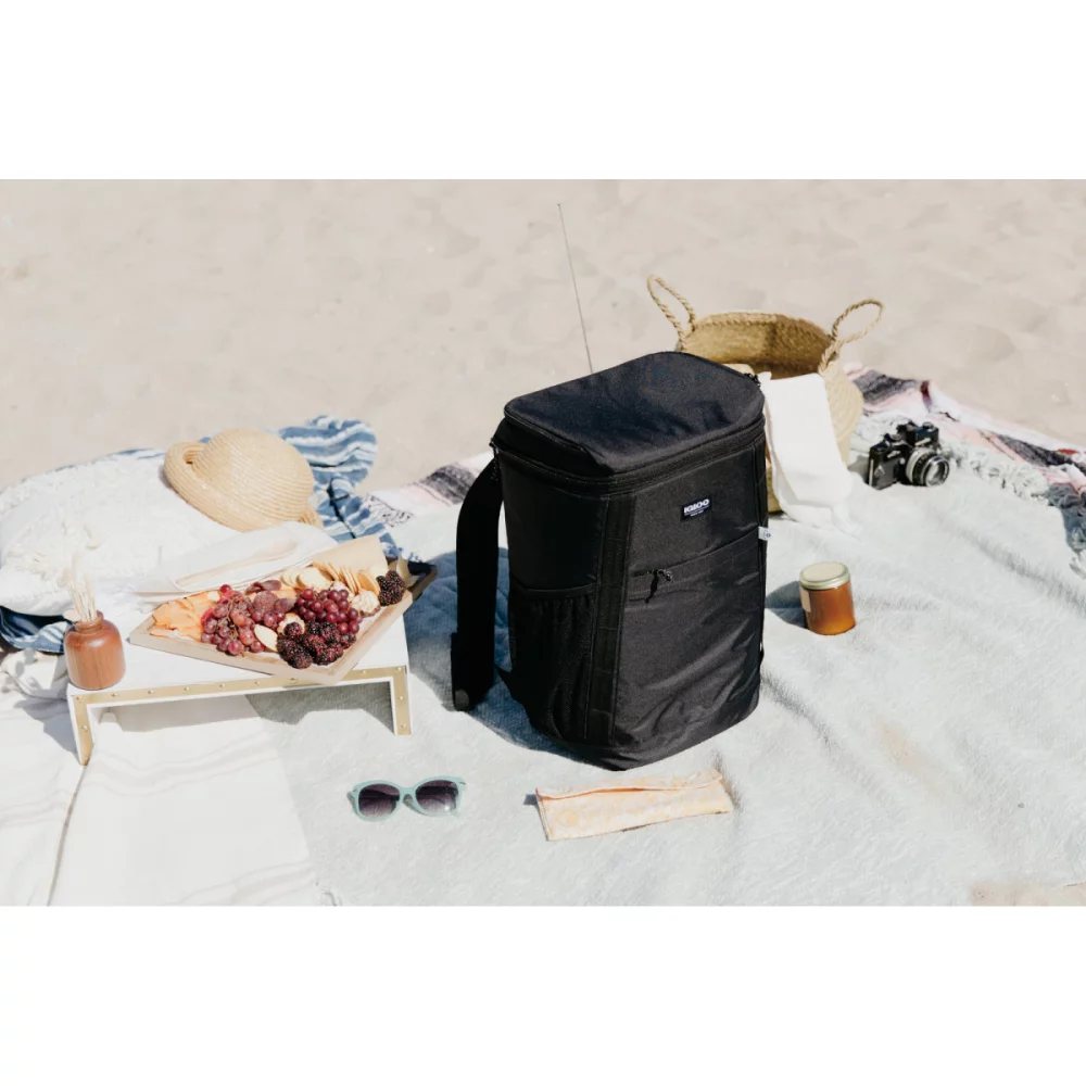 Sac à dos glacière Igloo® REPREVE 36 cannettes - Noir