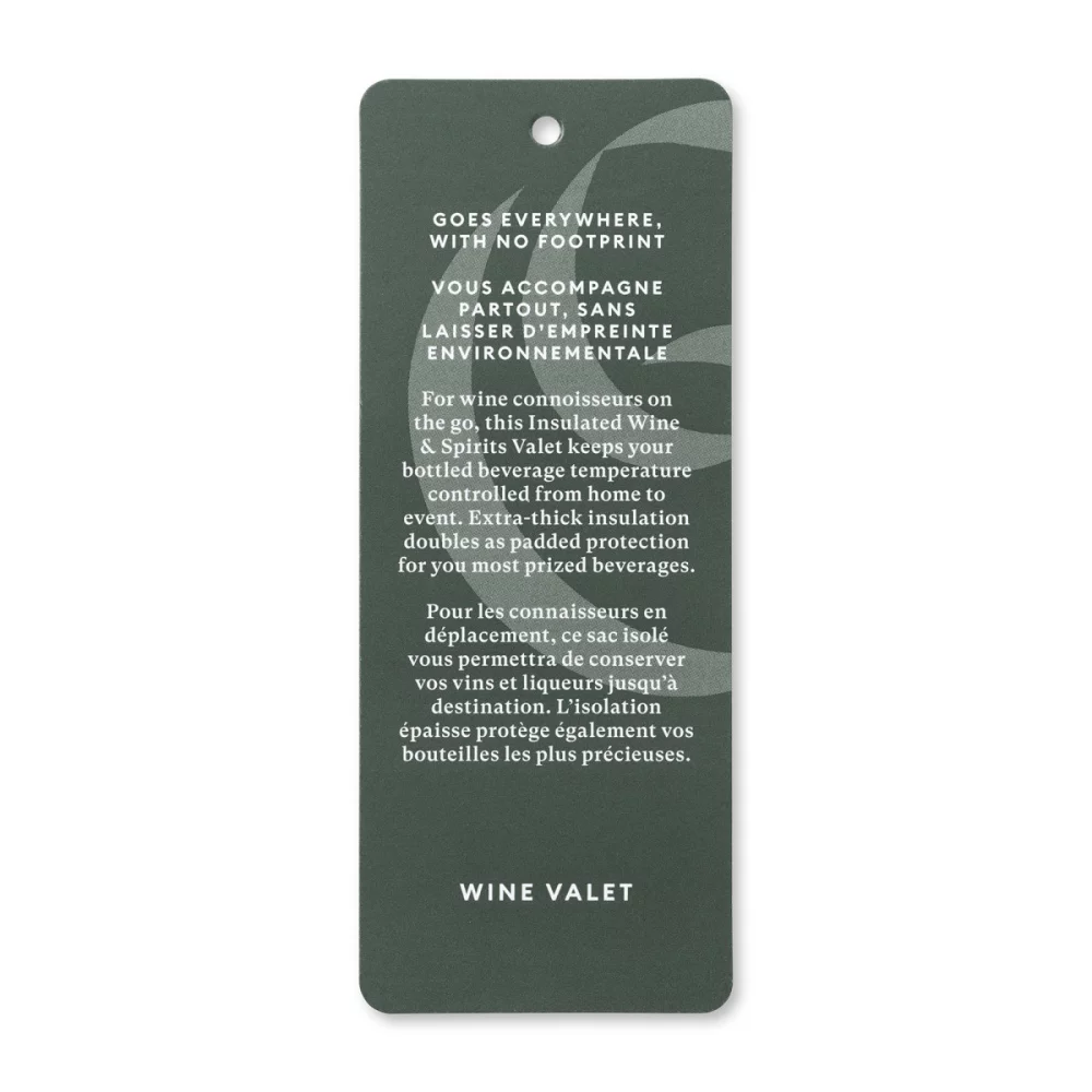 Valisette isotherme pour vin et spiritueux Out of The Woods® - Ébène