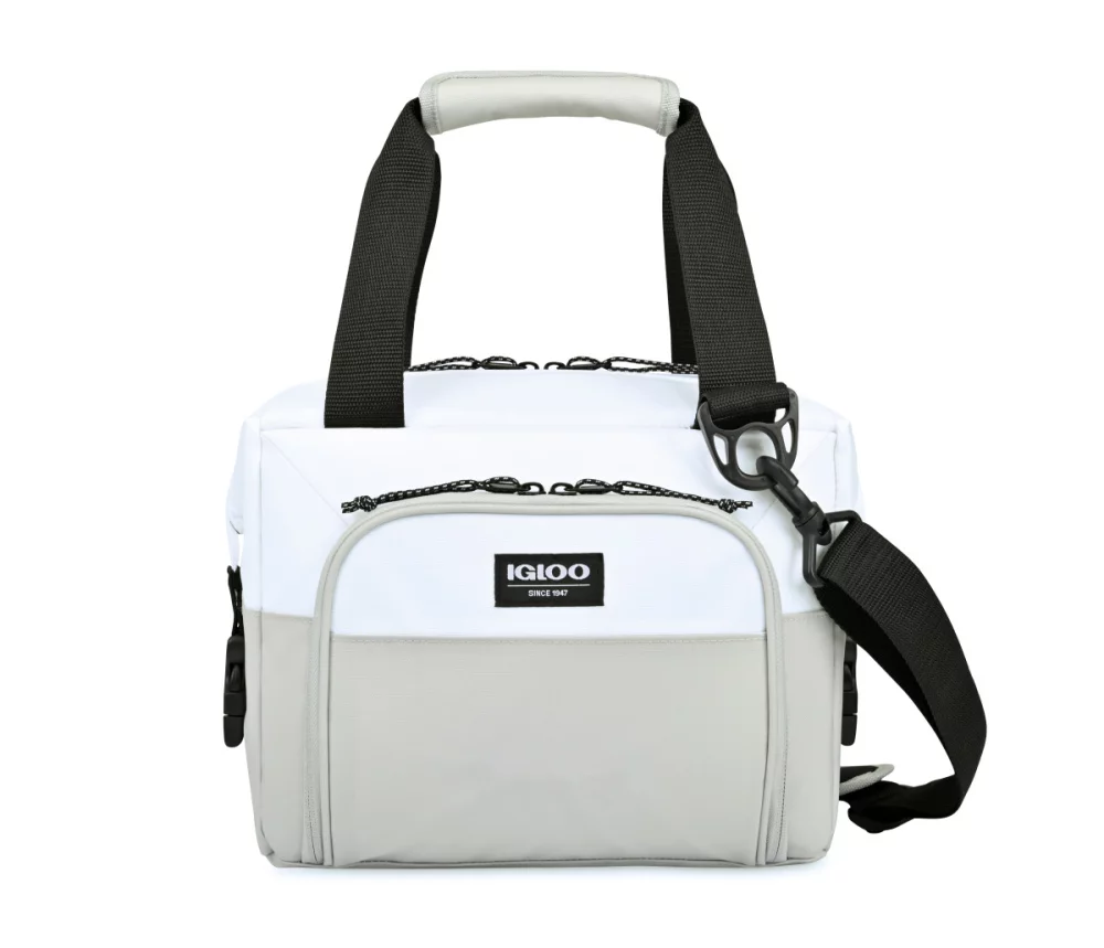 Igloo® Seadrift™ Snap Down 12 Can Cooler - White-Grey