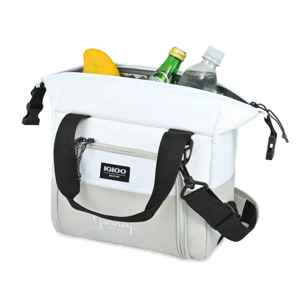Igloo® Seadrift™ Snap Down 12 Can Cooler - White-Grey