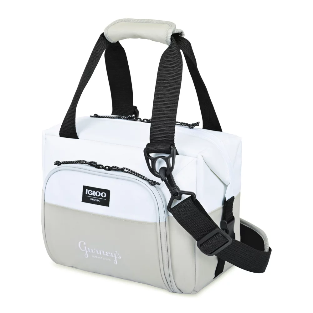 Igloo® Seadrift™ Snap Down 12 Can Cooler - White-Grey