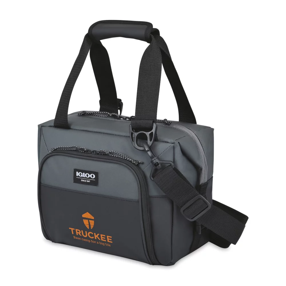 Igloo® Seadrift™ Snap Down 12 Can Cooler - Black-Grey