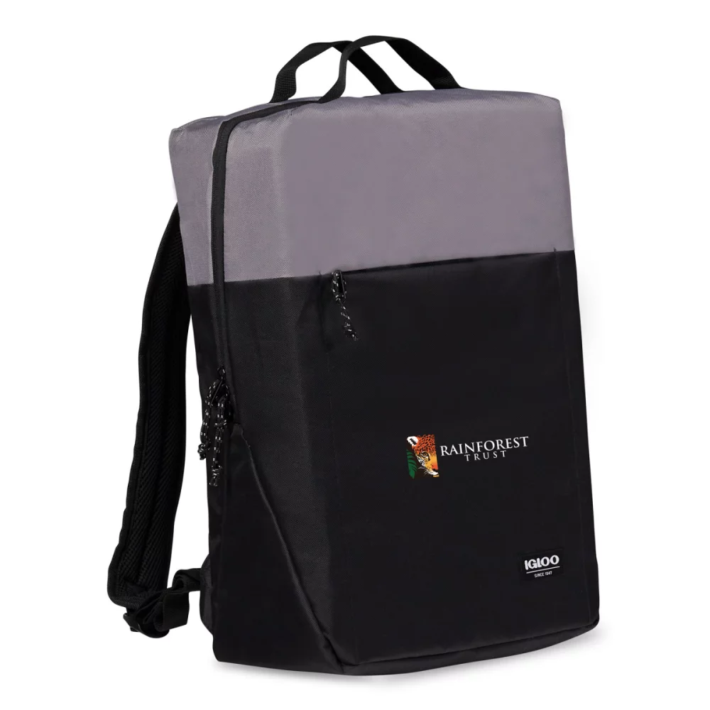 Igloo® Fundamentals Lotus Backpack Cooler - Black-Dark Grey