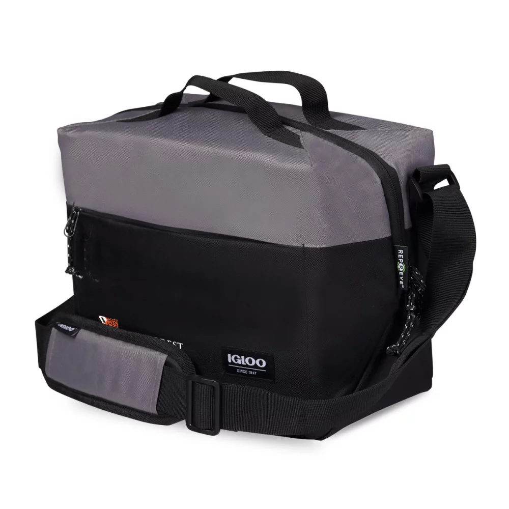 Igloo® Fundamentals Cube Cooler - Noir-Gris foncé