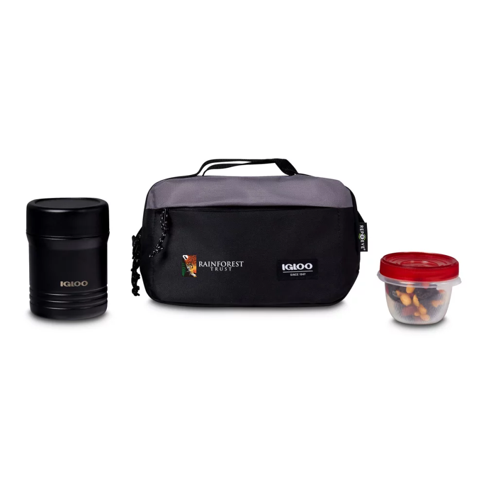 Igloo® Fundamentals Hip Pack Cooler - Black-Dark Grey