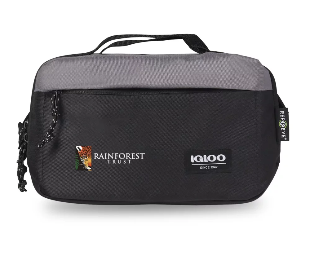 Igloo® Fundamentals Hip Pack Cooler - Black-Dark Grey