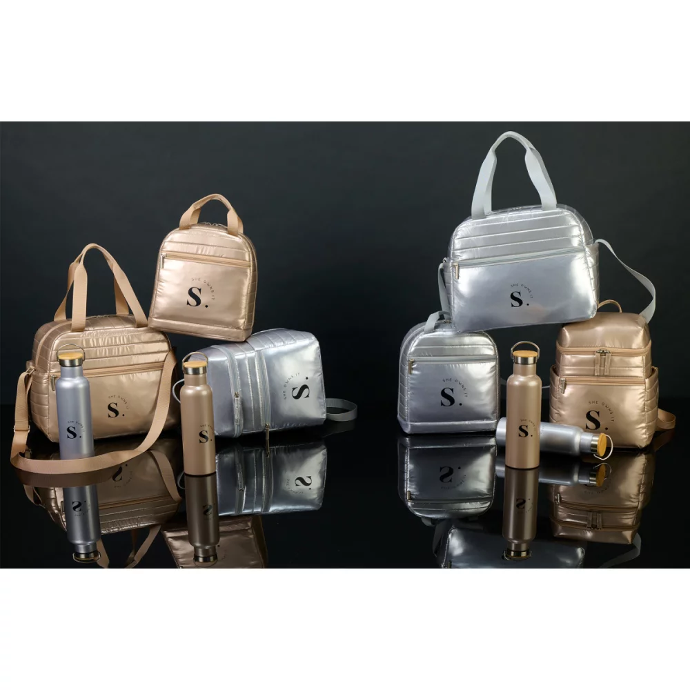 Aviana™ Metallics Duffel Cooler - Champagne