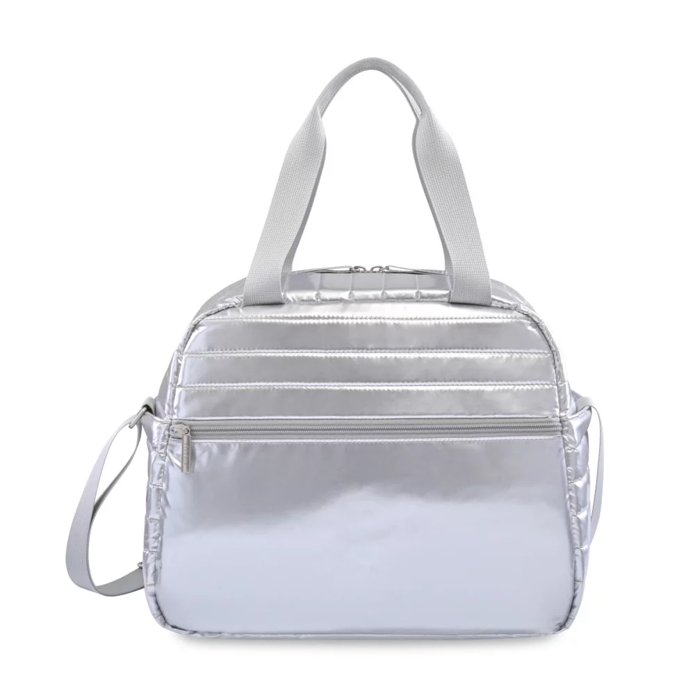 Aviana™ Metallics Duffel Cooler - Metallic Silver
