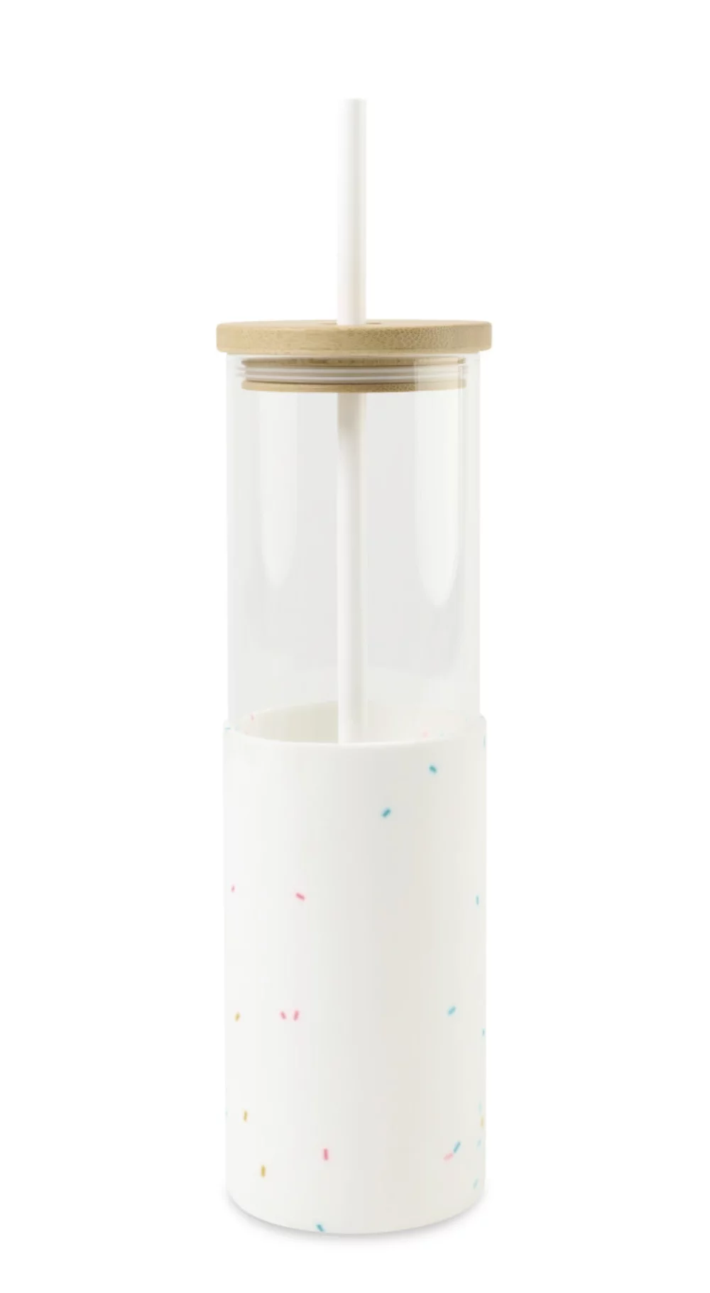 Aviana™ Journey Glass Tumbler with Straw - 20 Oz - Confetti