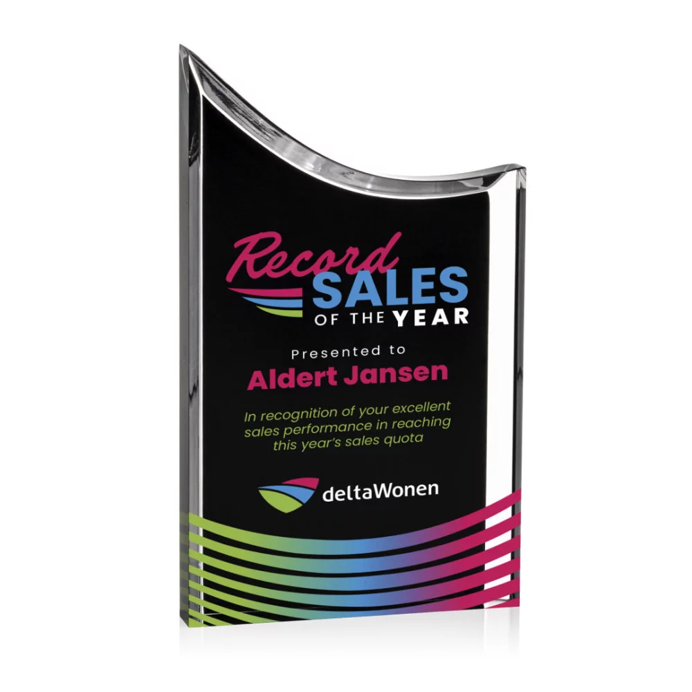 VividPrint™ Award - Chiswick/Black 8½"