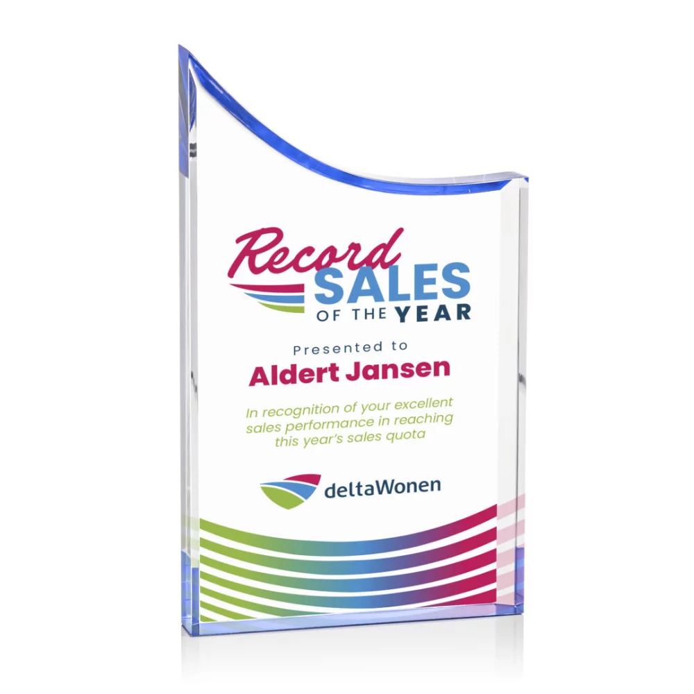 VividPrint™ Award - Chiswick/Blue 8½"