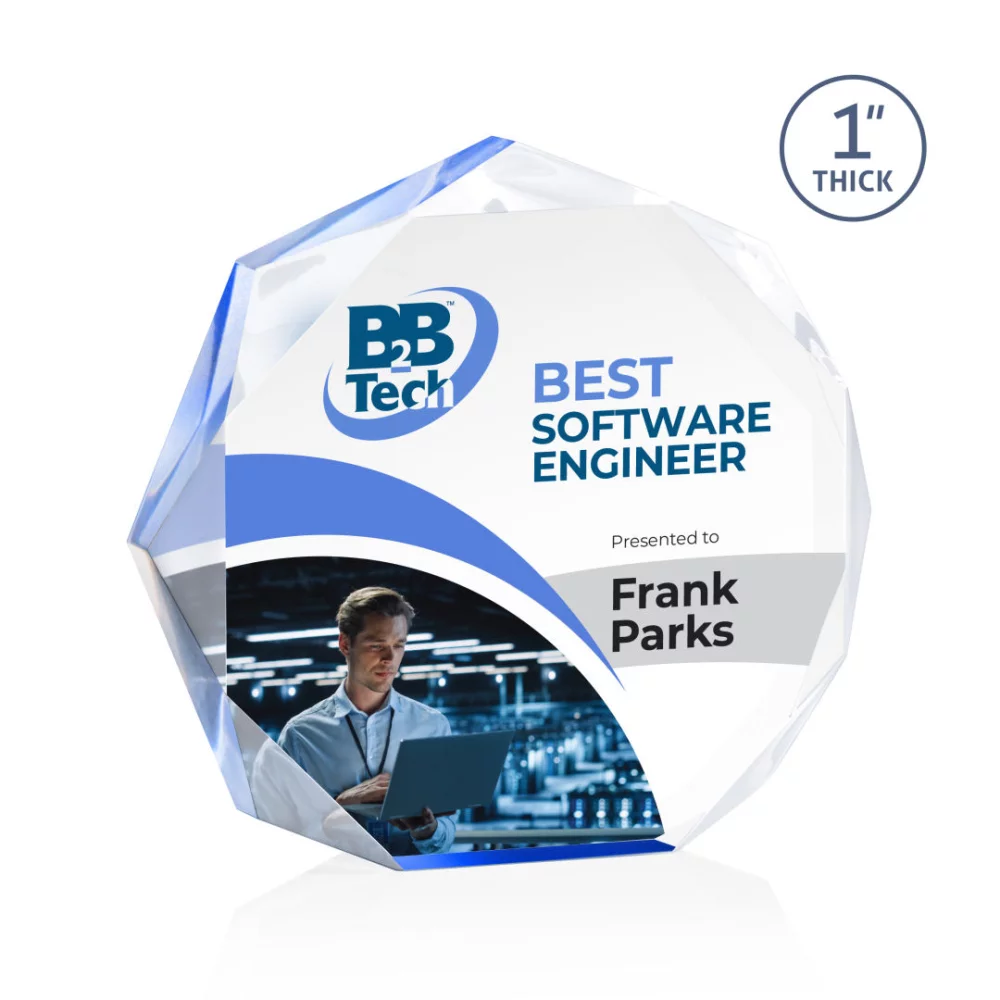 Prix VividPrint™ - Piedmont/Bleu 6"